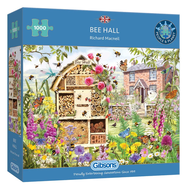 Gibsons 1000 Piece Jigsaw Puzzle - Bee Hall - DeWaldens Garden Centre