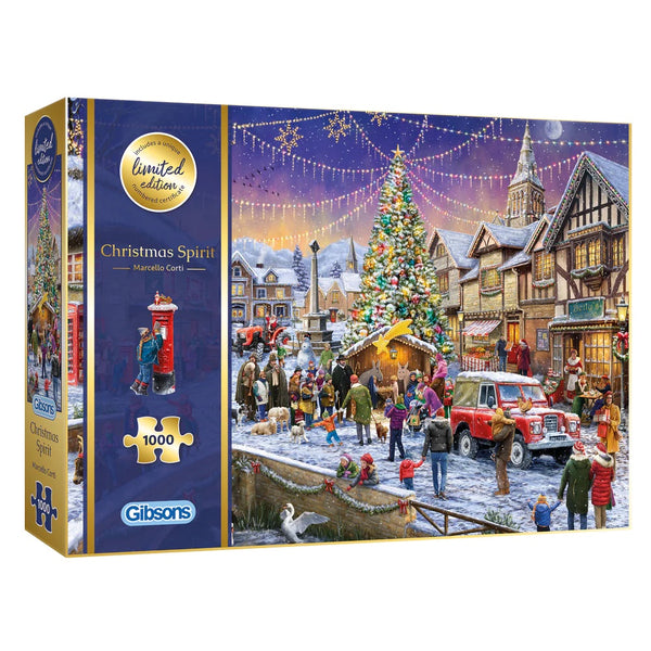 Gibsons 1000 Piece Jigsaw Puzzle - Special Edition Christmas Spirit - DeWaldens Garden Centre