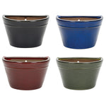 Apta Glazed Bowl Wall Pot - DeWaldens Garden Centre