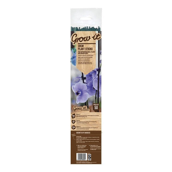 Grow It 30cm Plant Sticks - 50 Pack - DeWaldens Garden Centre