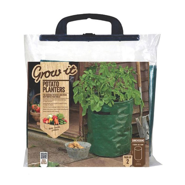 Gardman Grow It Potato Planters - Pack of 2 - DeWaldens Garden Centre