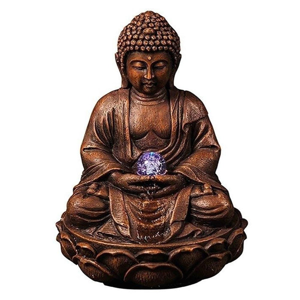 Hamac Water Features Red Buddha Crystal Ball - DeWaldens Garden Centre