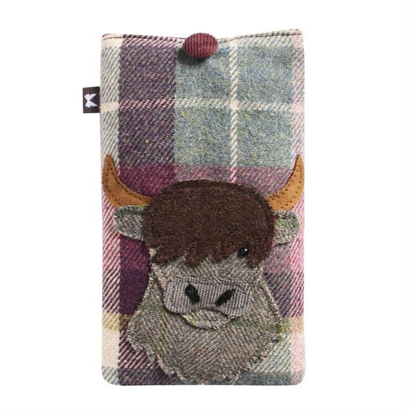 Earth Squared Tweed Applique Eyeglass Case - DeWaldens Garden Centre
