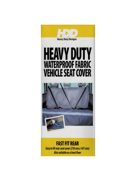 HDD Heavy Duty Fast Fit Rear Seat Cover - grey (304) - DeWaldens Garden Centre