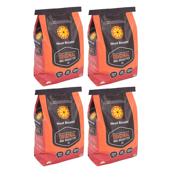 Heat Beads Original BBQ Briquettes | 4 x 4kg | DeWaldens Garden Centre