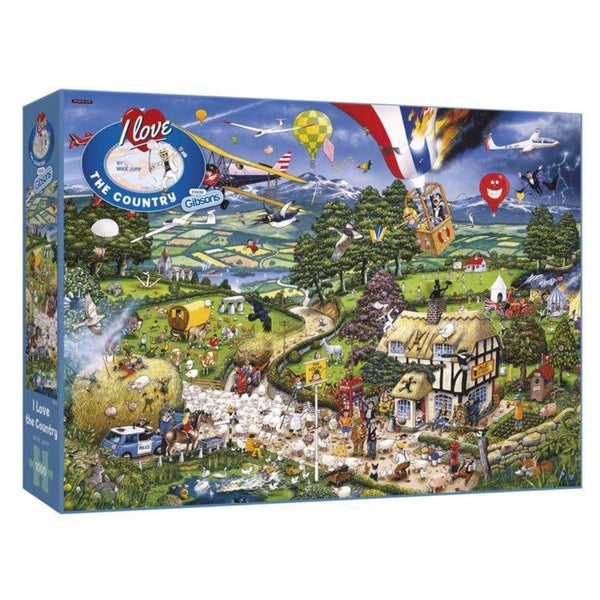 Gibsons 1000 Piece Jigsaw Puzzle - I Love The Country - DeWaldens Garden Centre