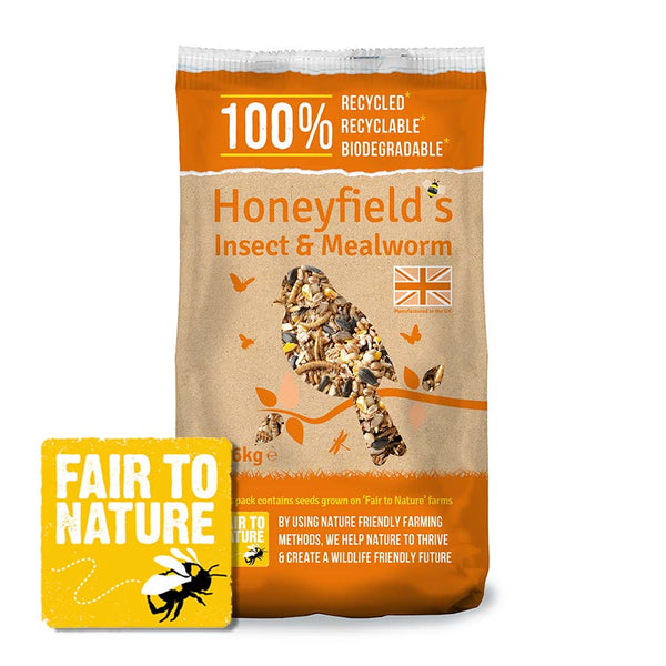 Honeyfields Specialty Mixes - Insect Mealworms 1.6kg - DeWaldens Garden Centre