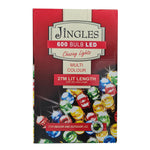 Jingles Multi Function LED Chasing Lights | 600 Bulbs | 27m Lit Length | Multi Colour | DeWaldens Garden Centre