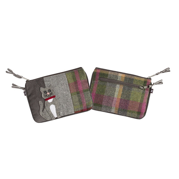 Earth Squared Tweed Applique Juliet Purse - DeWaldens Garden Centre