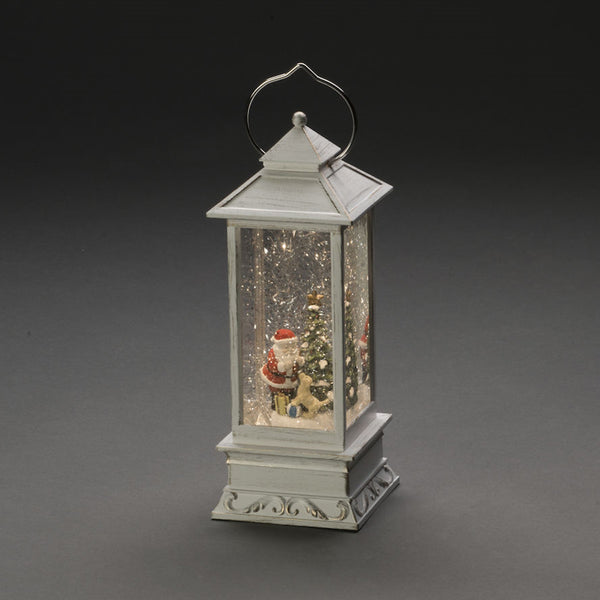 Konstsmide LED Water Lantern (Various Designs) | Santa with dog | DeWaldens Garden Centre