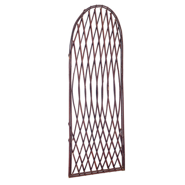 Gardman Curved Lattice Willow Trellis | 1.8m | DeWaldens Garden Centre
