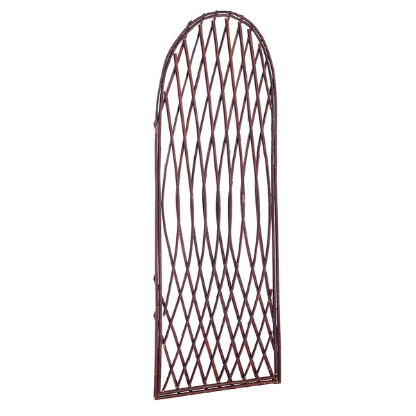 Gardman Curved Lattice Willow Trellis | 1.2m | DeWaldens Garden Centre