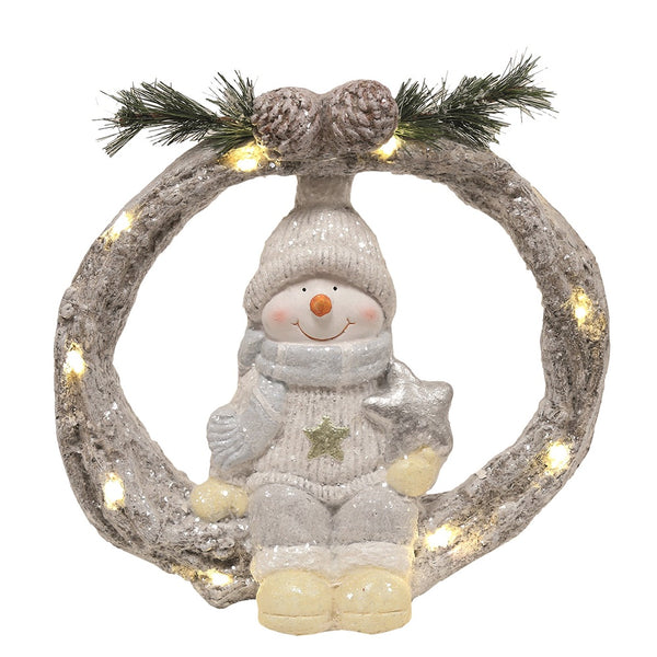 Straits LED Snowman Figurine 37cm - DeWaldens Garden Centre