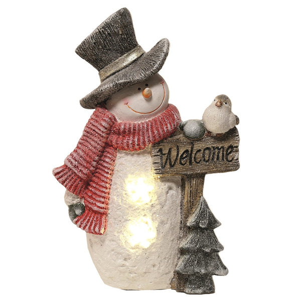 Straits LED Light Up Snowman 44cm - DeWaldens Garden Centre