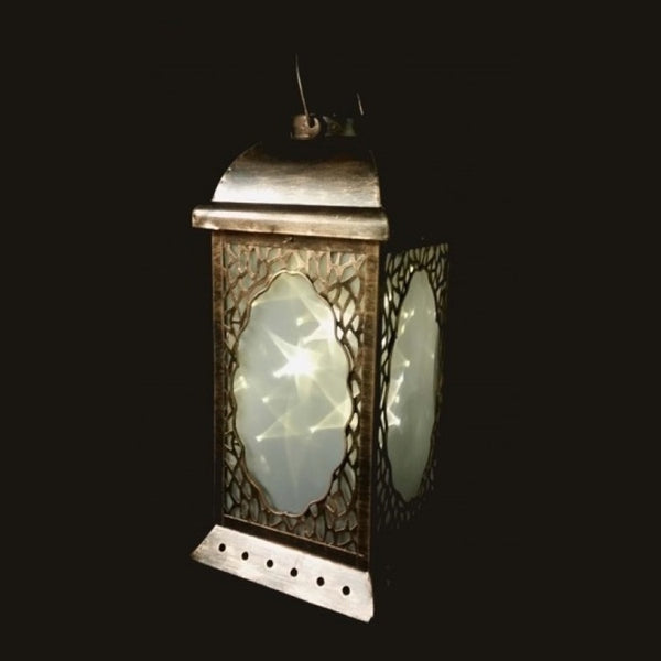 Luxa Moroccan Star Lantern - Antique Bronze - DeWaldens Garden Centre