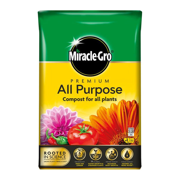 Miracle Gro Premium All Purpose Compost | 20 Litre | DeWaldens Garden Centre