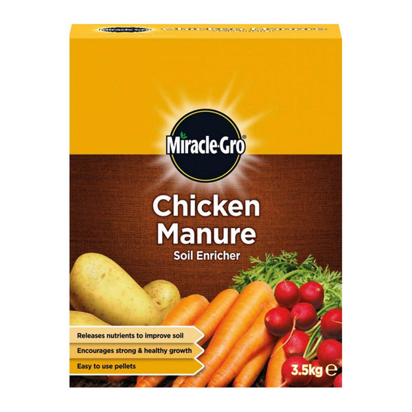 Miracle Gro Chicken Manure Soil Enricher | 3.5kg | DeWaldens Garden Centre