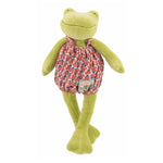 Moulin Roty Small Soft Toy | Perlette the Frog | DeWaldens Garden Centre