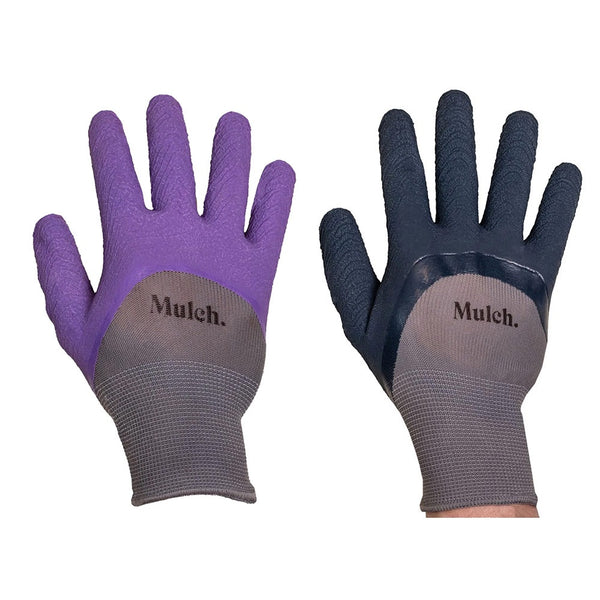 Mulch Coarse Textured Latex Gloves - Get A Grip! - DeWaldens Garden Centre