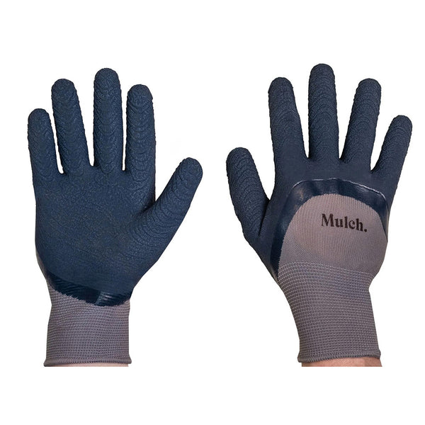 Mulch Coarse Textured Latex Gloves - Get A Grip! - DeWaldens Garden Centre