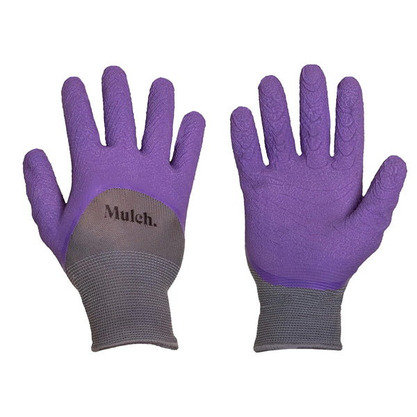 Mulch Coarse Textured Latex Gloves - Get A Grip! - DeWaldens Garden Centre