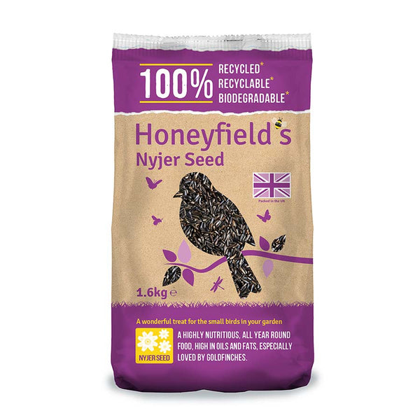 Honeyfields Nyjer Seed 1.6kg - DeWaldens Garden Centre