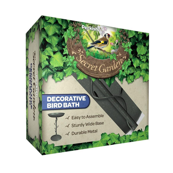 Peckish Secret Garden Bird Bath - DeWaldens Garden Centre