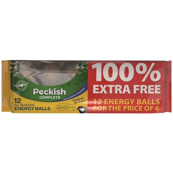 Peckish Complete Energy Balls 6 pack + 100% Free - DeWaldens Garden Centre