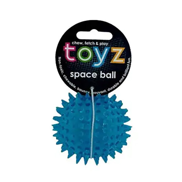 Petface Toyz Space Ball | Medium | Blue | DeWaldens Garden Centre