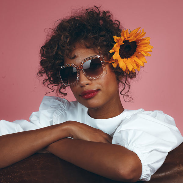 Powder Hayley Ltd Edition Sunglasses - Nude - DeWaldens Garden Centre