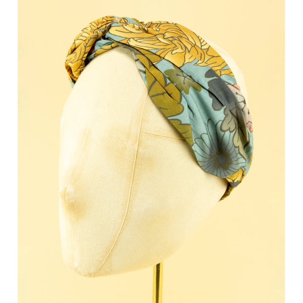 Powder Elasticated Trailing Wisteria Headband - DeWaldens Garden Centre