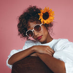 Powder Katya Sunglasses - Cream - DeWaldens Garden Centre