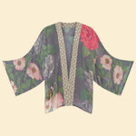 Powder Hedgerow Kimono Jacket - Pewter - DeWaldens Garden Centre