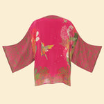 Powder Hummingbird Kimono Jacket - Raspberry - DeWaldens Garden Centre