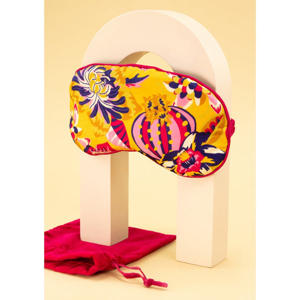 Powder Luxury Lavender Silk Eye Mask - DeWaldens Garden Centre