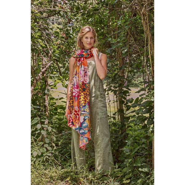 Powder Design Printed Scarf - DeWaldens Garden Centre