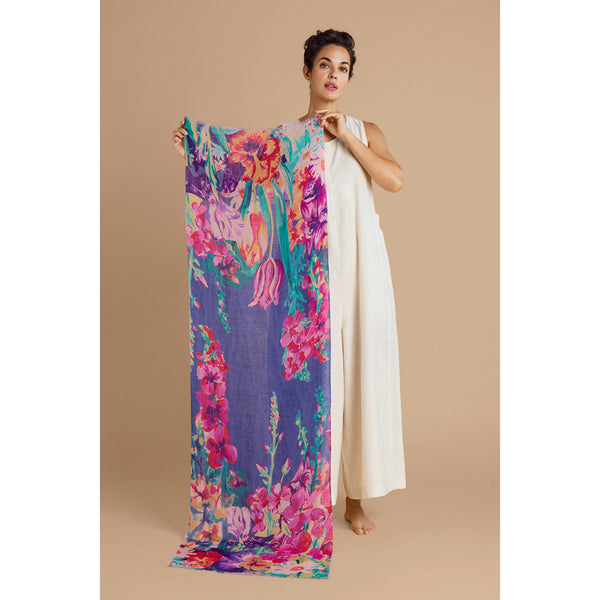 Powder 100% Linen Scarf - DeWaldens Garden Centre