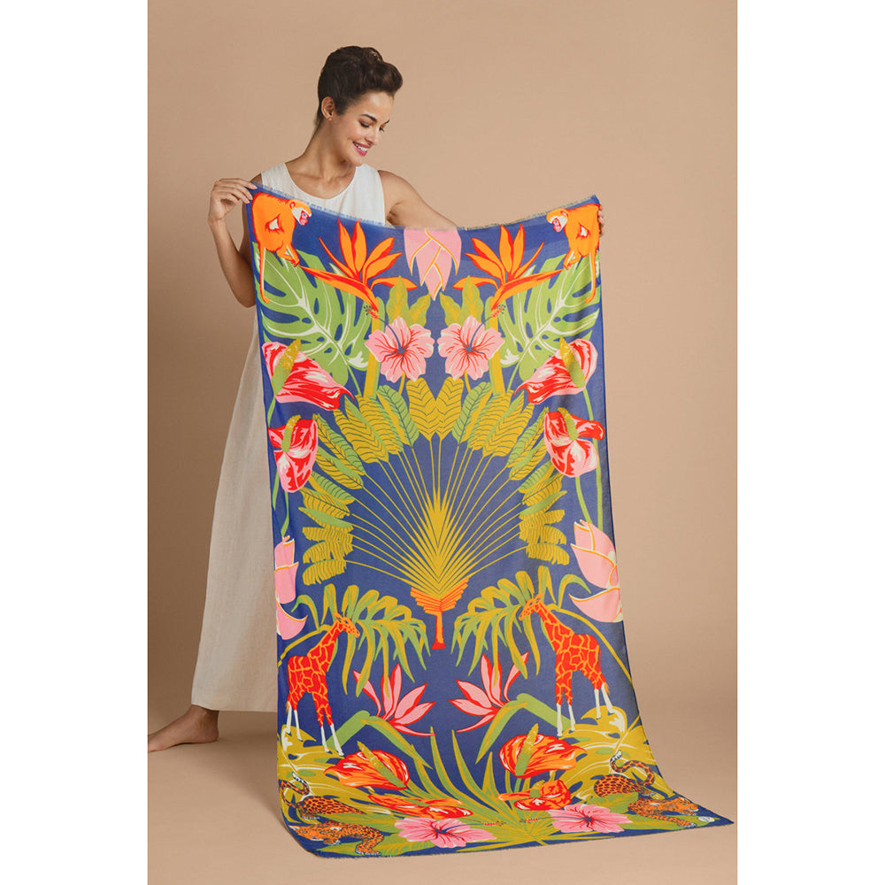Powder Design Printed Scarf – DeWaldens Garden Centre