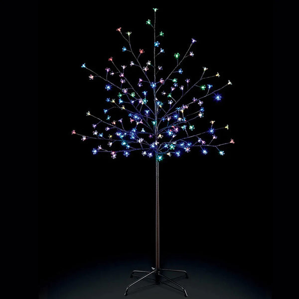 Premier 1.5m/5ft LED Cherry Tree with 150 Colour Changing LEDs - DeWaldens Garden Centre