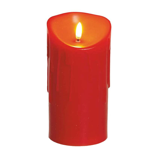Premier LED Flicker Candle | Red | 13 cm | DeWaldens Garden Centre