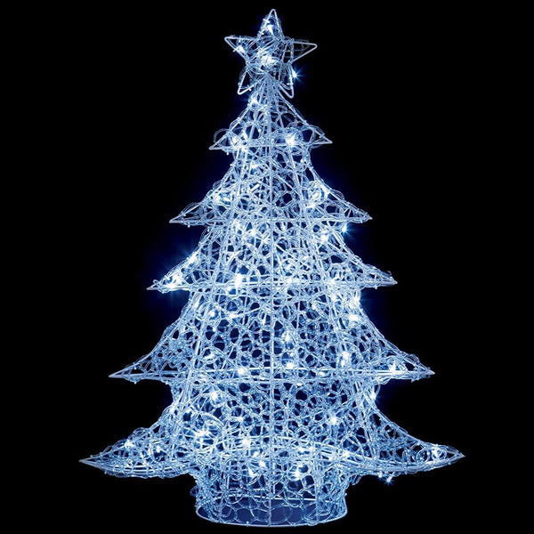 Premier 1m Lit Soft LED Acrylic Christmas Tree - DeWaldens Garden Centre