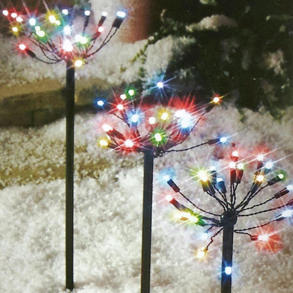 Premier Multi Action Sparkler Path Lights | 65 cm | Multi Colour | set of 5 | DeWaldens Garden Centre