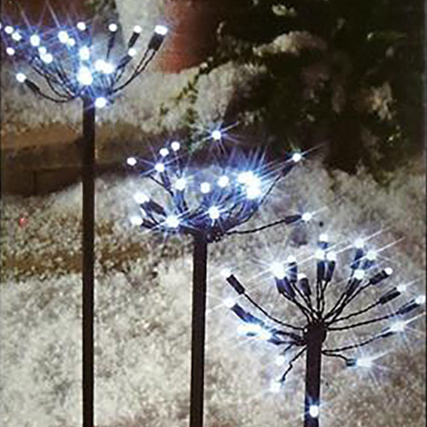Premier Multi Action Sparkler Path Lights | White | 65 cm | Set of 5 | DeWaldens Garden Centre