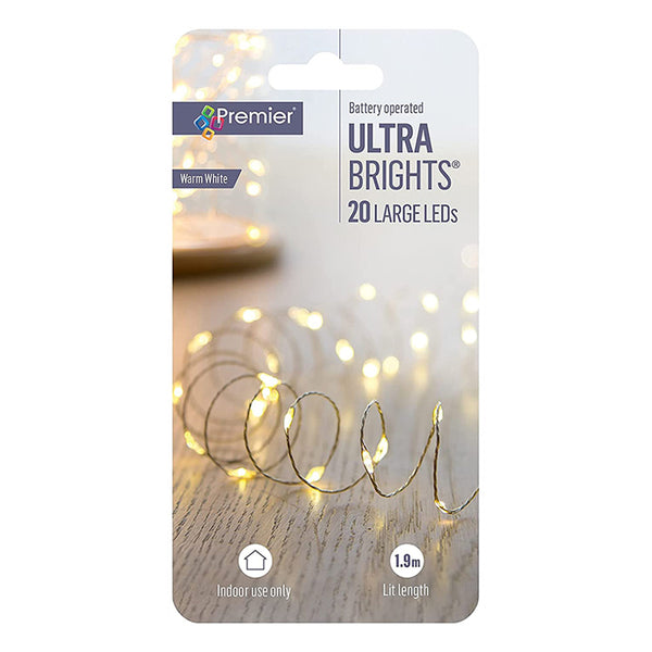 Premier Battery Operated Indoor UltraBrights LED Lights - DeWaldens Garden Centre