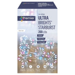 Premier Ultra Brights Starburst Lights - 200 LEDs - DeWaldens Garden Centre