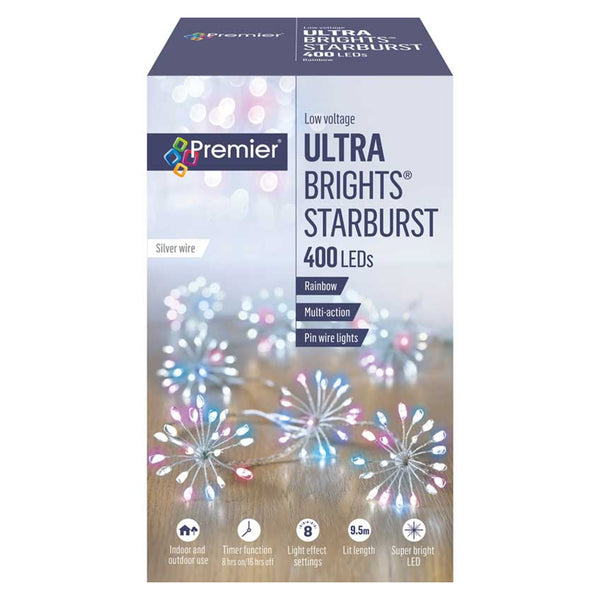 Premier Ultra Brights Starburst Lights - 400 LEDs - DeWaldens Garden Centre
