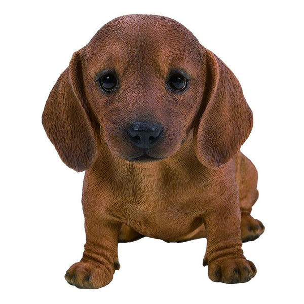 Vivid Arts Puppy Pals Brown Dachshund - DeWaldens Garden Centre