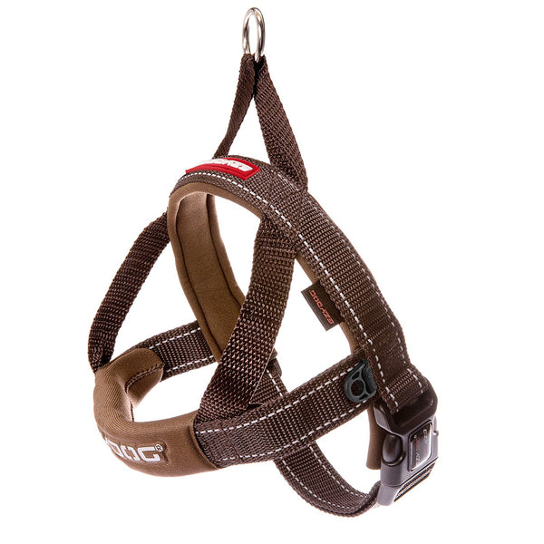 EzyDog Quick Fit Harness | Chocolate | DeWaldens Garden Centre