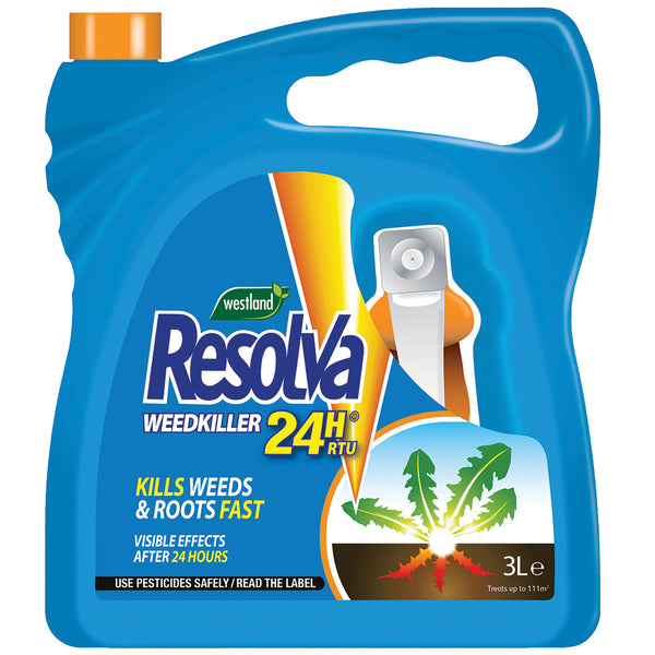 Resolva Weedkiller 24H RTU | 3 Litre | DeWaldens Garden Centre