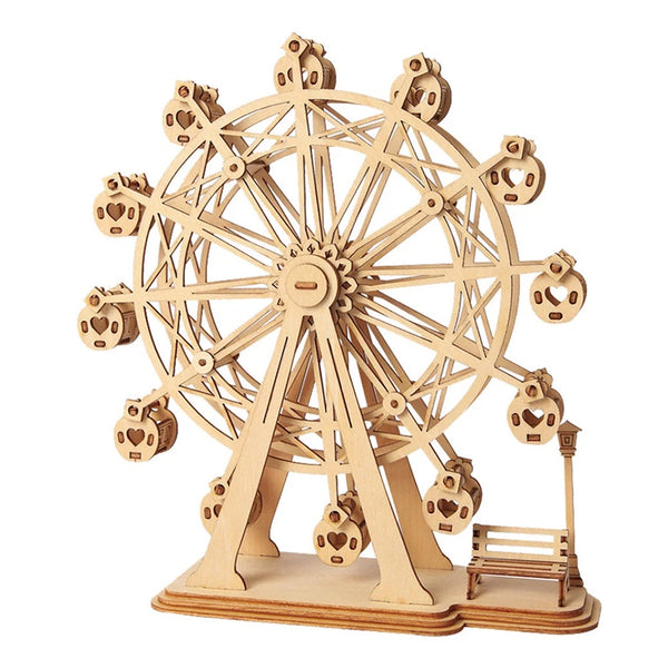 Robotime 3D Wooden Puzzle - Ferris Wheel - DeWaldens Garden Centre